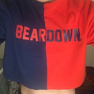 UofA Hype and Vice Beardown gameday crop top